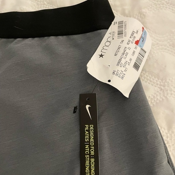 NWT NIKE Sz S Bliss Victory Slim Training Pilates Pants gray - Picture 6 of 9
